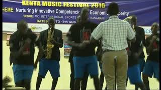 The Starehe boys centre choir Perfoming Miriam Makeba's song Hapo zamani at the KMF 2016