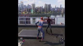 Peter and Miles create pointing spiderman MEME | Marvels Spider Man 2 shorts  spiderman2