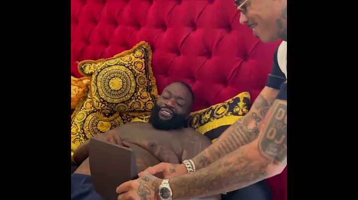 Gunplay Gifting Rick Ross a New chain for Being a Boss
