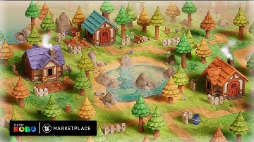 Stylized - Clay Forest Village Pack (Unreal Engine Marketplace)