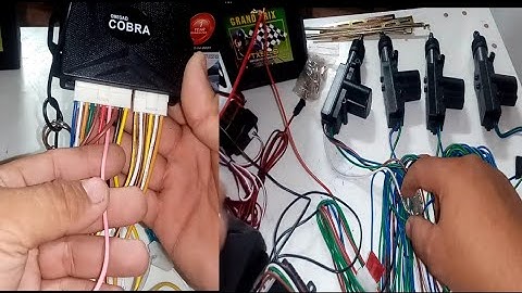 HOW TO WIRING CAR ALARM AND CENTRAL LOCK CONNECTION +tagalog tutorial