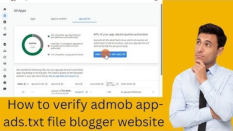 how to verify admob app-ads.txt file। Blogger website।  Titu soft
