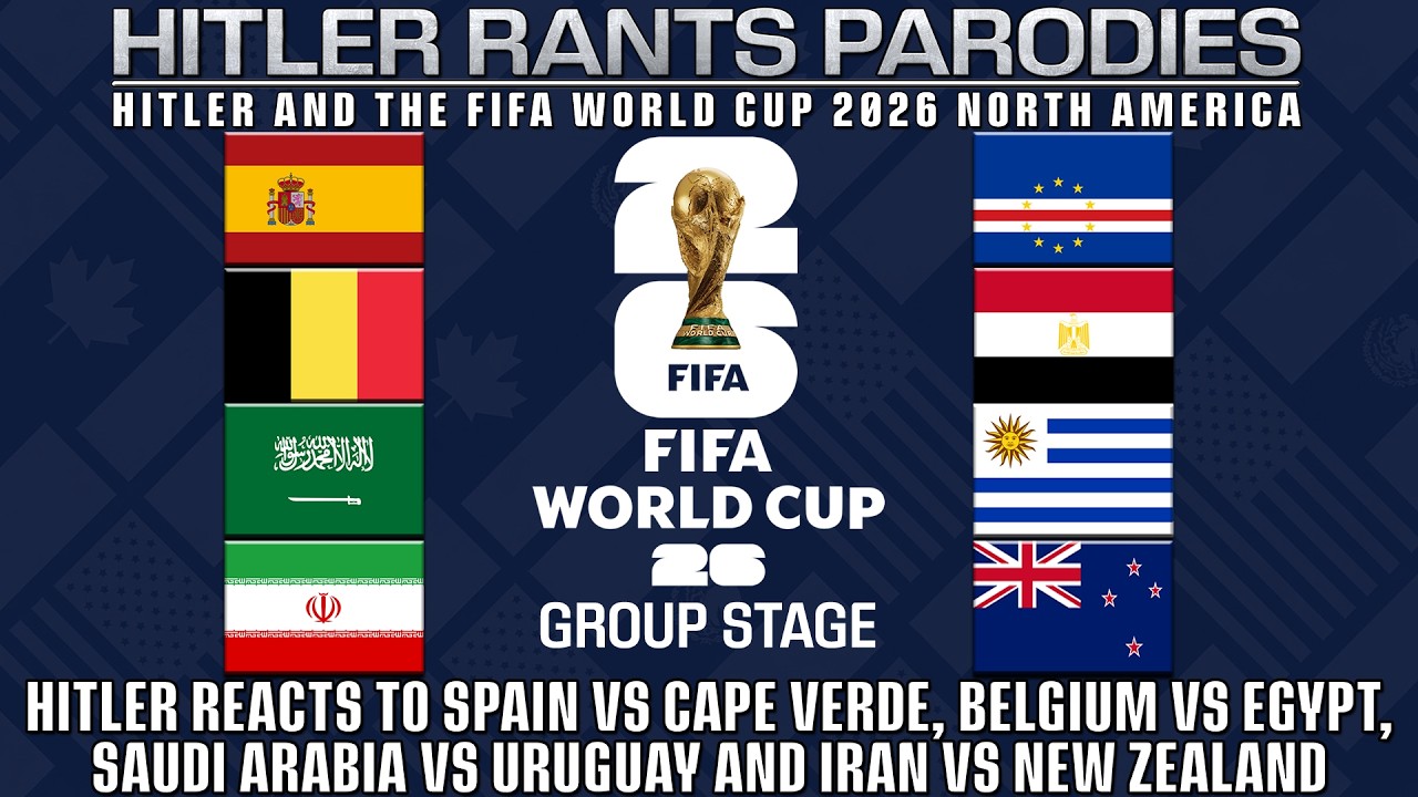 Hitler reacts to Spain vs Cape Verde | Belgium vs Egypt | Saudi Arabia vs Uruguay | Iran vs New Zeal