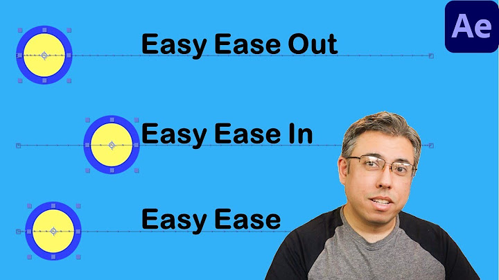 What is the difference between Ease In and Ease Out?
