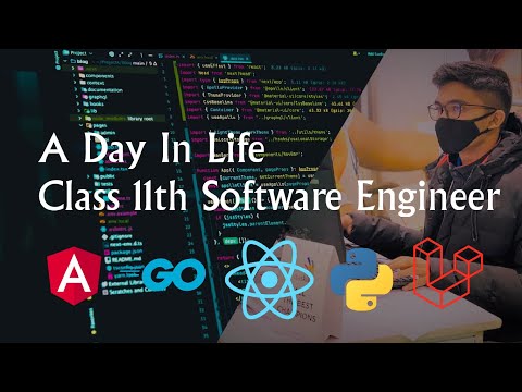 A Day In Life of Software Engineer | Class 11th | Fullstack Developer