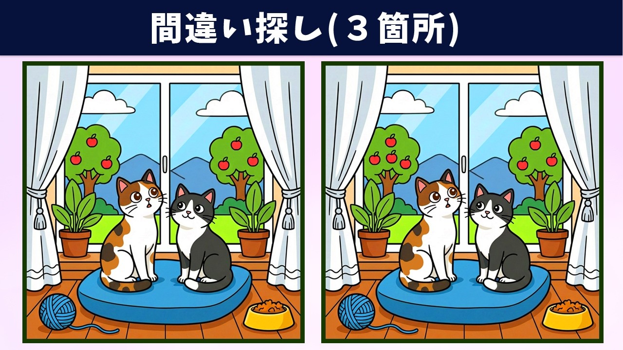 Spot the 3 Differences | Illustration Version #2207 - YouTube