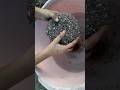 cr,minilibi gritty sand cement asmr crumbling water crumbling asmr #crunchycrumbles
