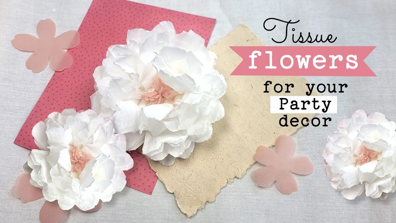 Tissue Flowers - For your Party Decor - By Agnes de Bezenac