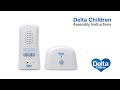 Delta children safenclear digital baby monitor with led sound indicator assembly