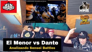 ¡Dante vs El Menor: La Batalla Escrita! ft.@hiphopbattleshhb @AstropoetasOficial Reacción y Análisis