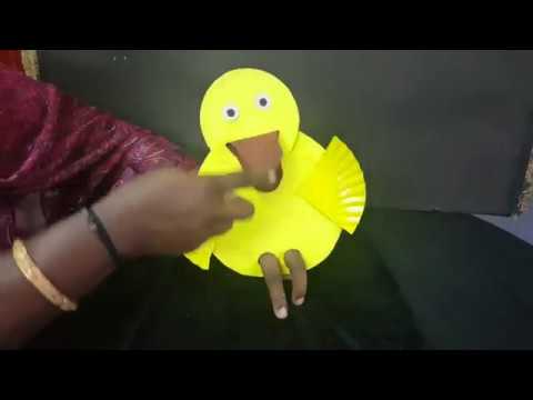 how to do chick puppet - craft work - diy crafts - YouTube