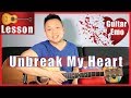 Unbreak My Heart Guitar Tutorial (Toni Braxton) NO CAPO