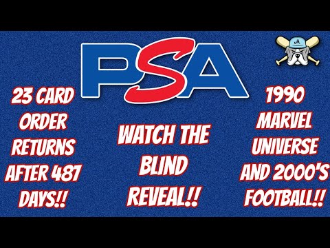 PSA Order Returns After 487 Days!! 23 Card Blind Reveal!!