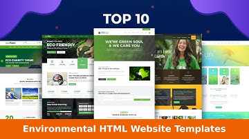 Top 10 Environmental HTML Website Templates | Best HTML Nature Website Templates | Wpshopmart