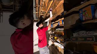 Replacing a toilet flange and branch drain, from copper to PVC.