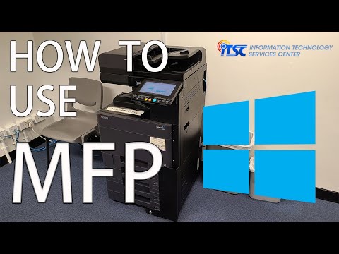 Print to Multi-Function Printers from Windows Notebook in HKUST