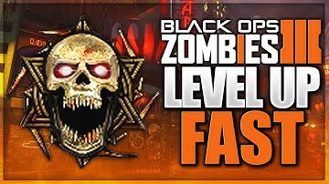 Black Ops 3 - How To "Rank Up Fast" Zombies! & GET 150,000 XP/HR! (BO3 Zombies Level Up Fast)