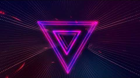 1 HOUR VJ LOOP - TRIANGLE VJ LOOP - Abstract Psychedelic Video - Screen Saver - 4K UHD