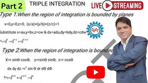 Triple Integration | Part 2 |#tripleintegral #sem2 #firstyearengineering#engineeringmaths#csgt