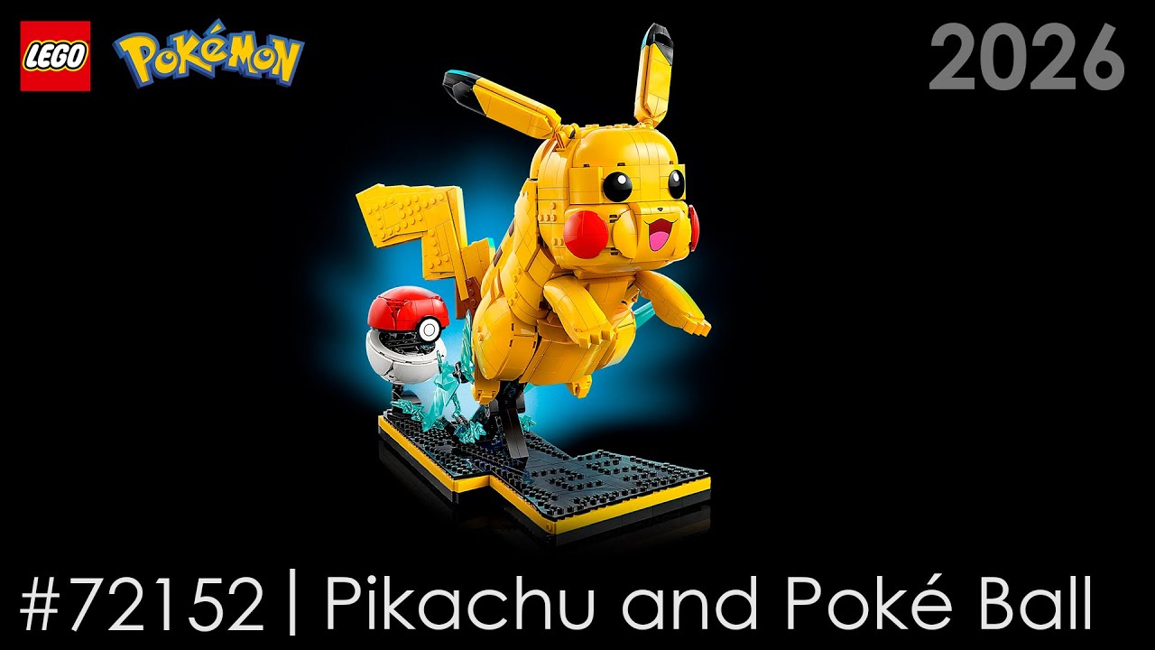 LEGO Pokemon - Pikachu and Poké Ball 72152