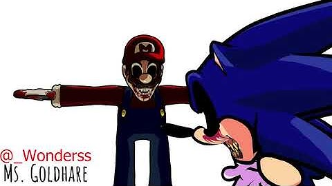 SONIC.EXE ARE YOU FU- | Mario