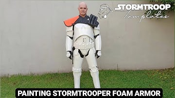 Stormtrooper foam armor painting and finishing