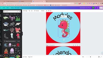 Using Canva to Create Buttons for Your Canvas Course