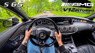 Mercedes-Benz S65 AMG Coupe V12 BiTurbo (621HP) POV Test Drive