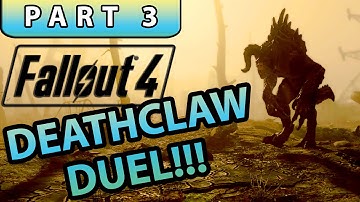 FALLOUT 4 Gameplay Walkthrough Part 3 - DEATHCLAW