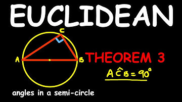 EUCLIDEAN GEOMETRY-THEOREM 3-angles in a semi circle Grade 11 & 12