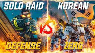 How I DEFENDED SOLO Vs. Korean ZERG... - Rust (1v16)