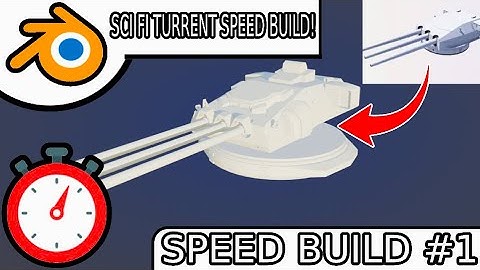 Sci-Fi Turrent Speed Build! | Blender #1