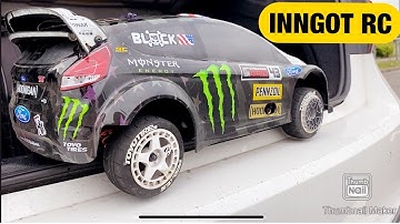 HPI WR8 3.0 Nitro  - Ken Block Gymkhana Ford Fiesta ST Rx43 - SPEED RUN!!!