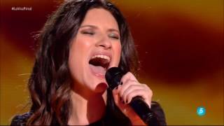 Miniatura de "Laura Pausini -  Entre tú y mil mares.... Final de #LaVoz!!!!"