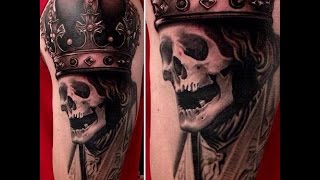 bad ass skull tattoos