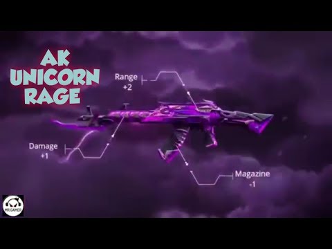 New Incubator Ak Unicorn Rage Skins Garena Free Fire
