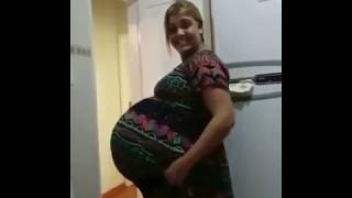 Big Belly in Dress