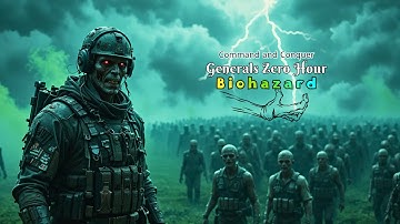 C&C Generals Zero Hour Biohazard Mod | Zombie Outbreak vs 3 Assault Division