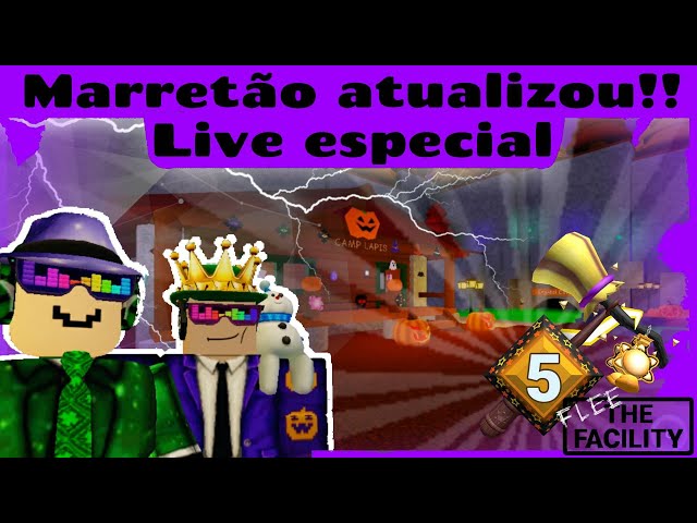 ROBLOX HALLOWEEN NO FLEE THE FACILITY MAIS NOVAS MARRETAS E LUZES 