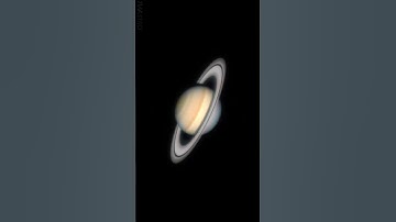 I pointed my telescope at Saturn...