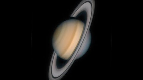 I pointed my telescope at Saturn...