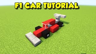 Minecraft How To Build A F1 Car Tutorial