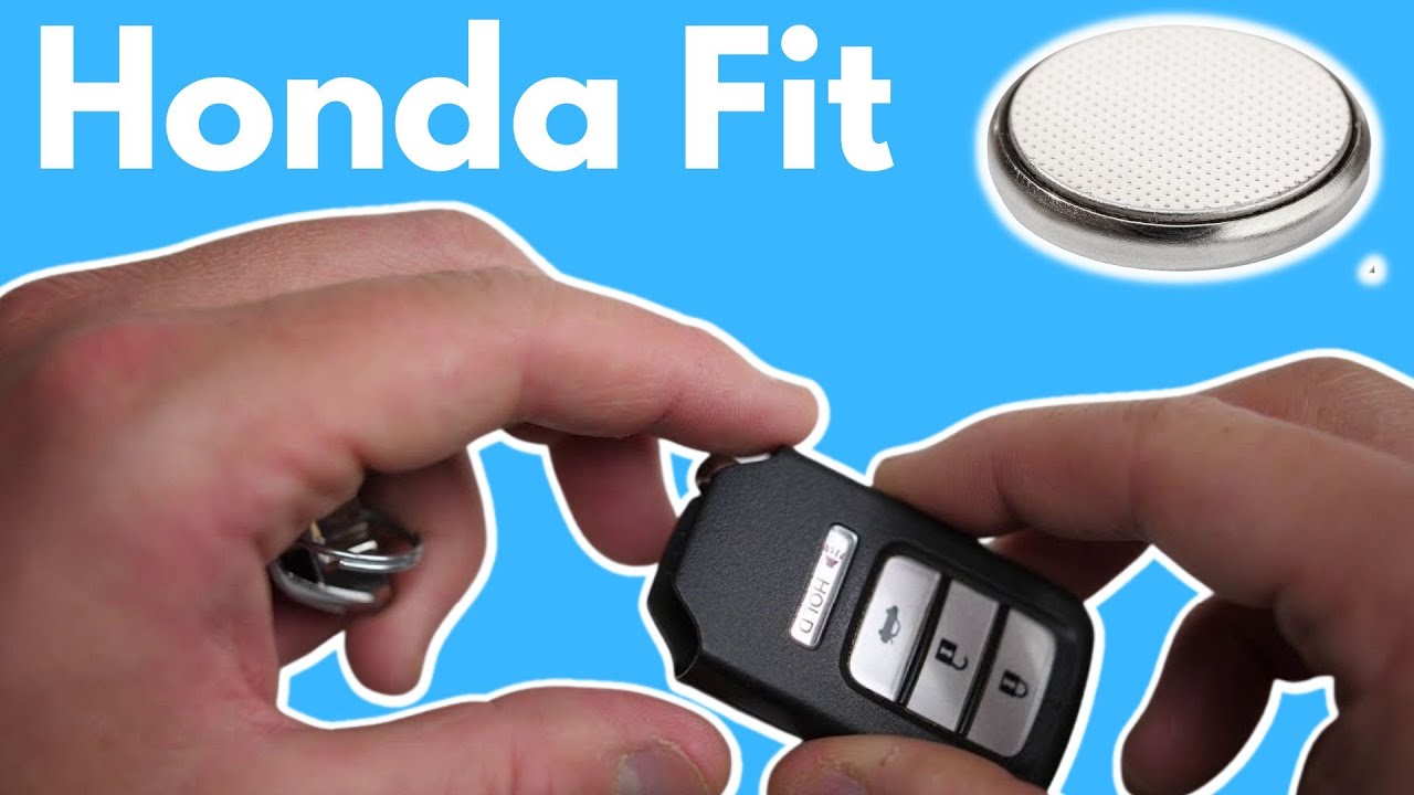 Honda Fit Key Battery Replacement Guide 2015 - 2020 - YouTube