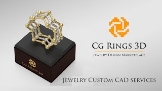 3D CAD Eternity Band Ring video