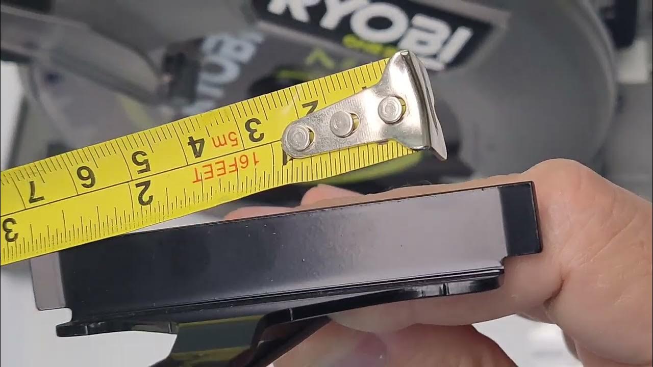 Ryobi circular saw edge guide assembly 204585002 YouTube