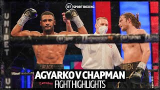 Caoimhin Agyarko v Robbie Chapman fight highlights