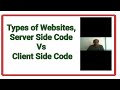 Server side scripting vs Client side scripting in hindi