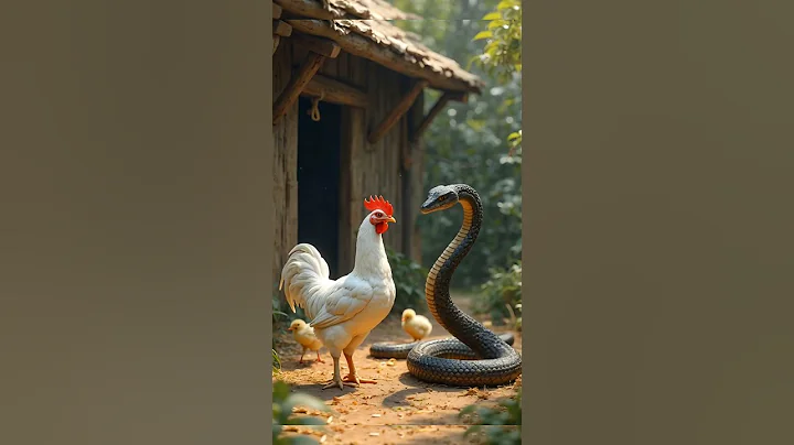 The snake eats the chicks 😭 Beautiful story #shorts #youtubeshorts #ytshorts #ai