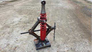 How to make a Shock Absorber Spring Compressor - Very Easy