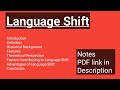 Language Shift/Notes PDF link in Description/@LiteratureandPS
